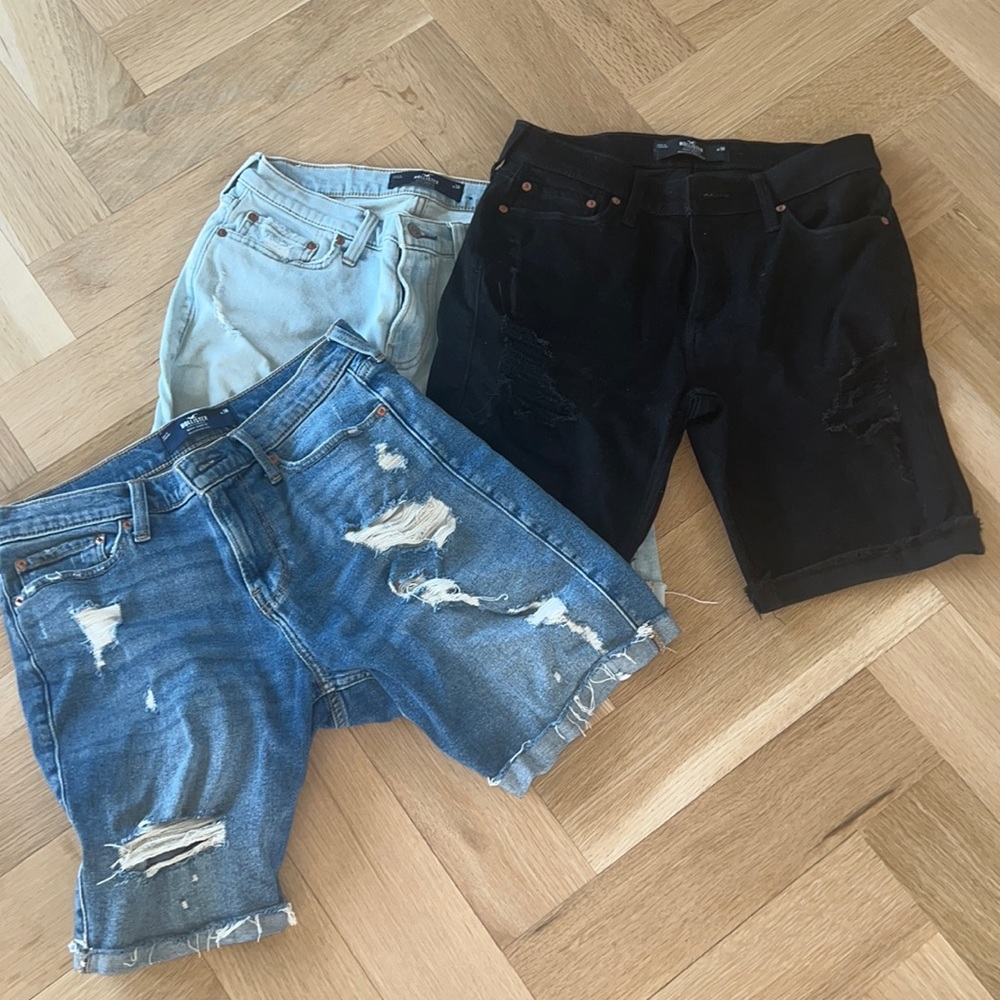 Mens Hollister denim shorts